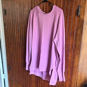 Athleta coaster luxe recover sweatshirt. Large tall